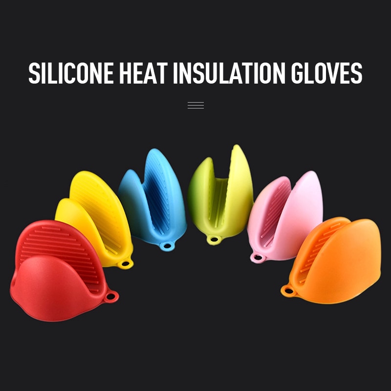 1Pcs Silicone Hittebestendige Handschoen Grip Oven Pot Koken Mitt Protector Houder Grip