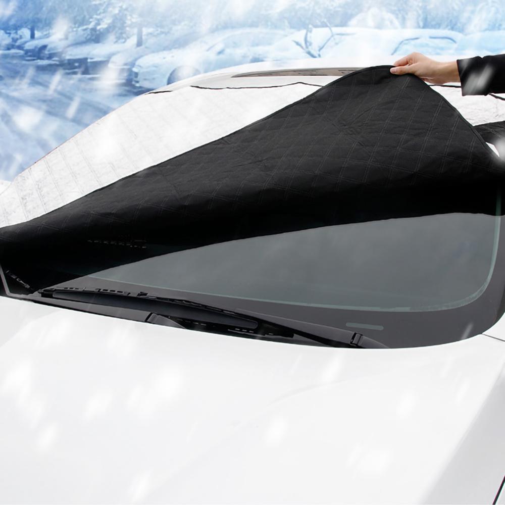 Magnetische Voorruit Sneeuw Cover Tarp Winter Ijskrabber Vorst Dust Guard Zonnescherm Protector