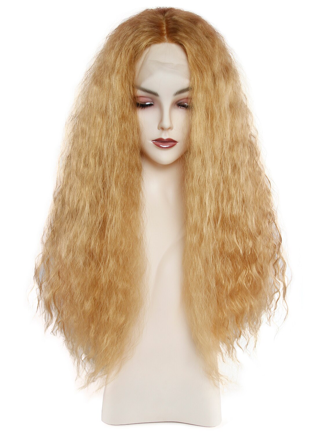 Long afro wigs for black women synthetic lace front wigs fluffy hair bohemian curly hair wig cosplay