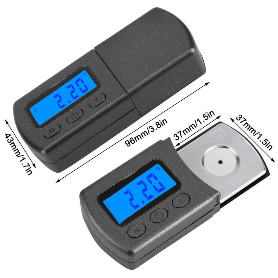 Stylus-Medidor de fuerza 5g, Mini medidor de balanza de fuerza Stylus Digital, medidor de carga de brazo, báscula Digital portátil para joyería, carga de brazo dorado