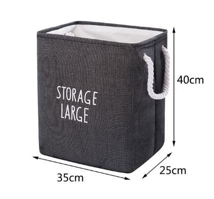 Large Foldable Laundry Basket for Dirty Clothes Round Storage Box Sorter Toy Bag Collapsible Hamper Laundry Organizer Bucket: Chocolate
