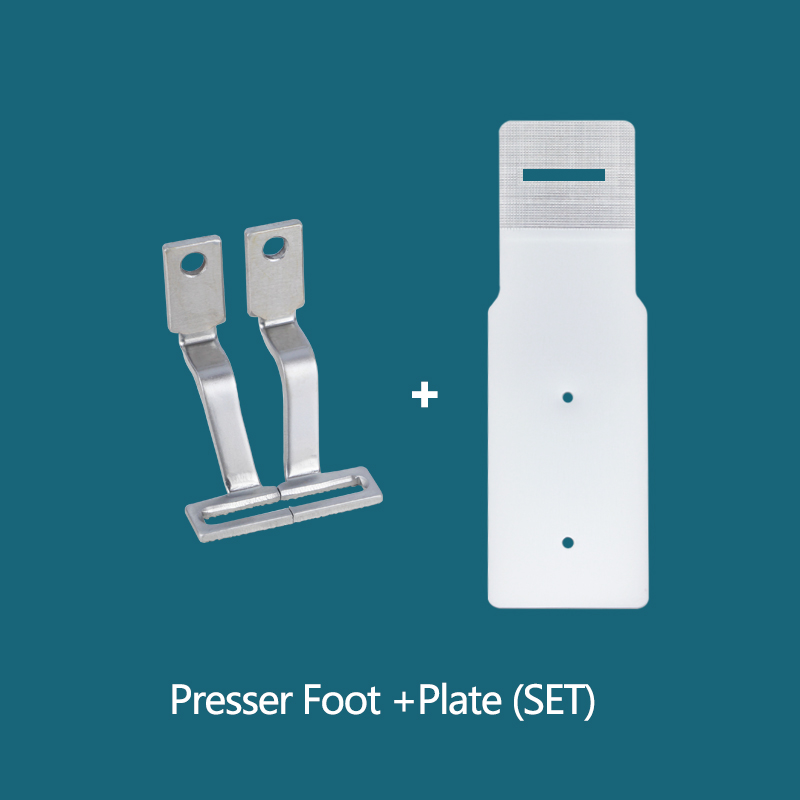 Brother KE-430D/430/430F Presser Foot Feed Plate Knot Tying Machine Lockstitch Bat Tacker Sewing Machine Parts 30mm-38mm-45mm: L / light yellow