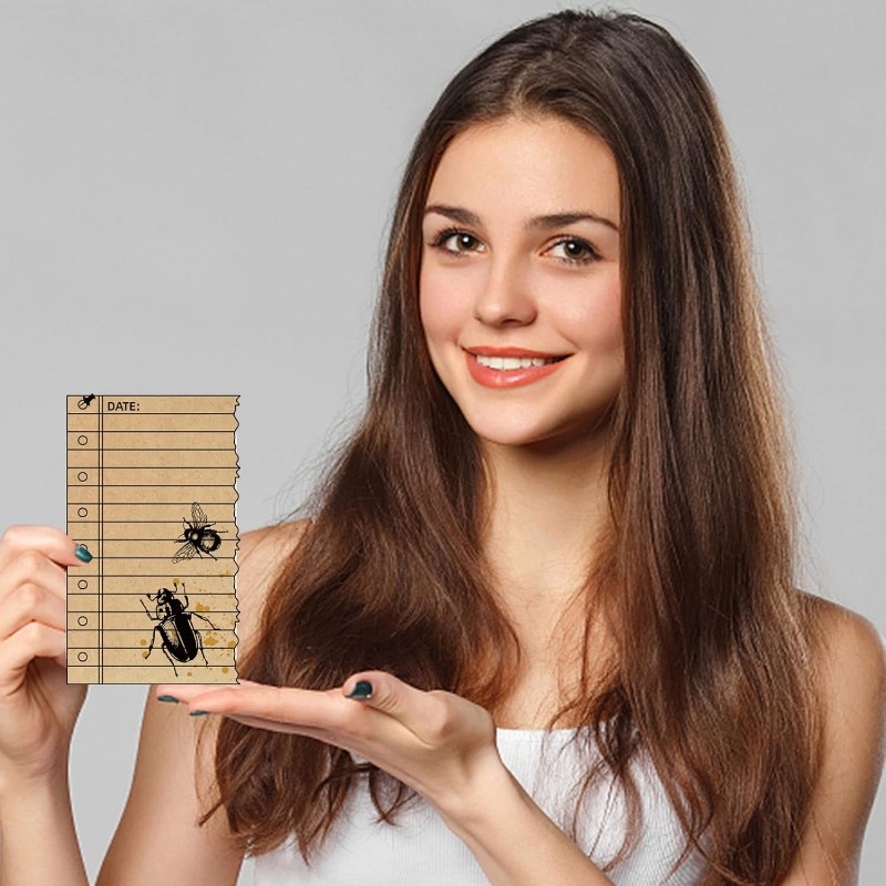 1 ark genomskinlig stämpel, anteckningsblocksstämpel, silikonstämpelset, 5 st silikonmallar för anteckningsblock och 12 st markörer för anteckningsblocks-gör-det-själv