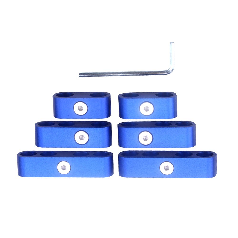 Plug Wire Separators Dividers Looms Premium Aluminum Alloy Wire Separators Dividers Plug Seperator: Blue