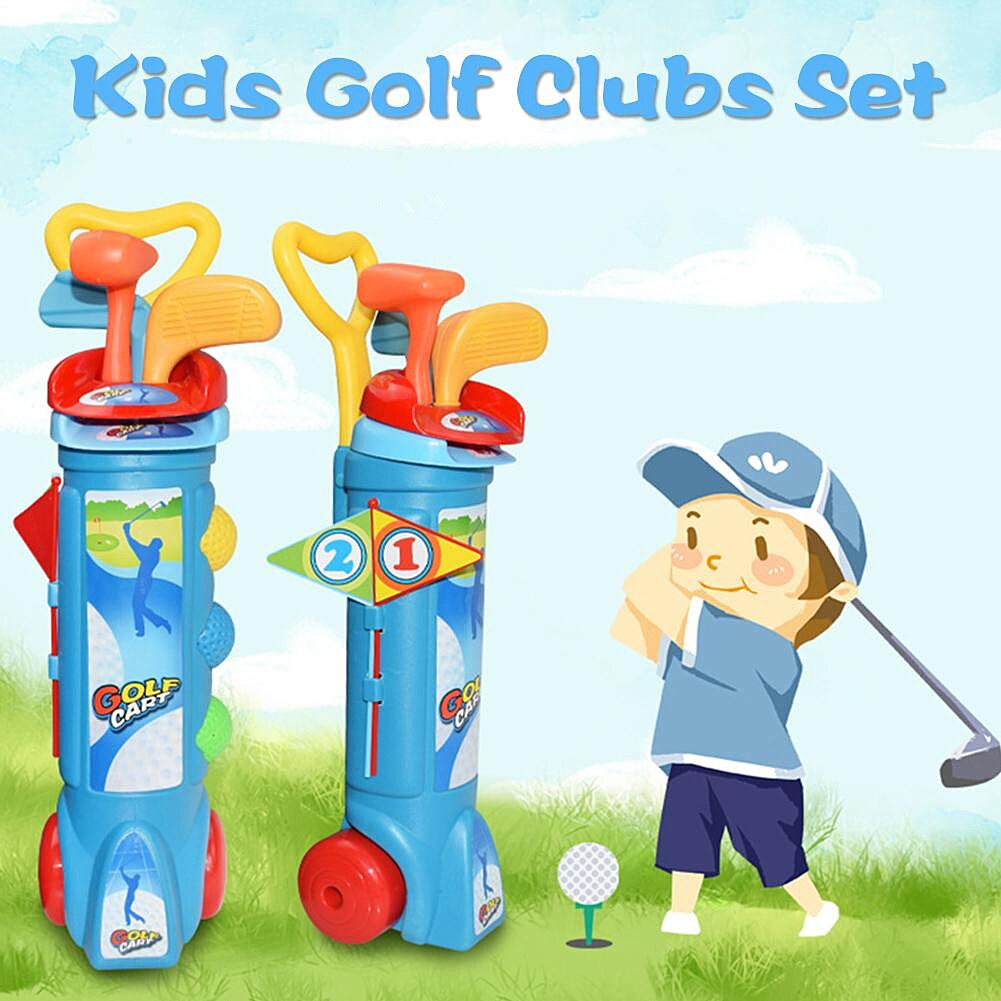 Børn golf træning træner klubber sætte tidligt uddannelsesmæssige til udendørs sport fitness træning legetøj børn og forældre barn aktiviteter