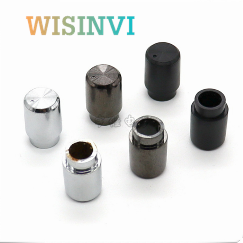 10 Stuks Plastic Bloem Schacht Knop Diameter 10Mm Hoogte 15Mm Encoderknop Tandwielvormig Binnengat 6Mm