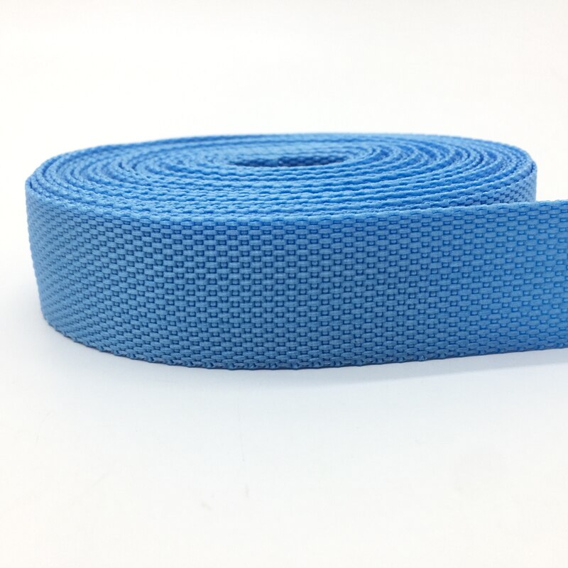 10 Yards 30Mm Canvas Lint Heuptas Singels Nylon Lint Knapzak Strapping Naaien Tas Riem Accessoires: Lake Blue