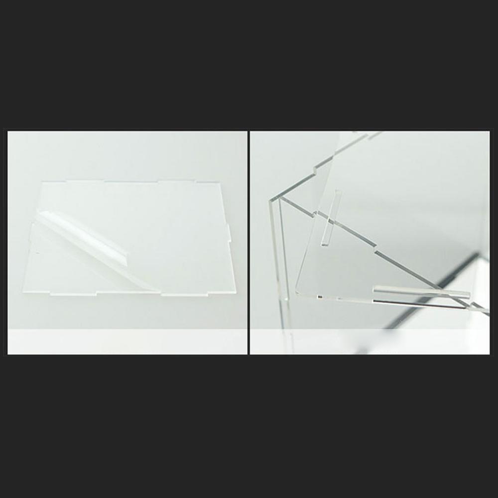 Estuche de exposición acrílico mostrador soporte de caja escaparate de protección a prueba de polvo para figuras de acción juguetes coleccionables + 1 de Navidad