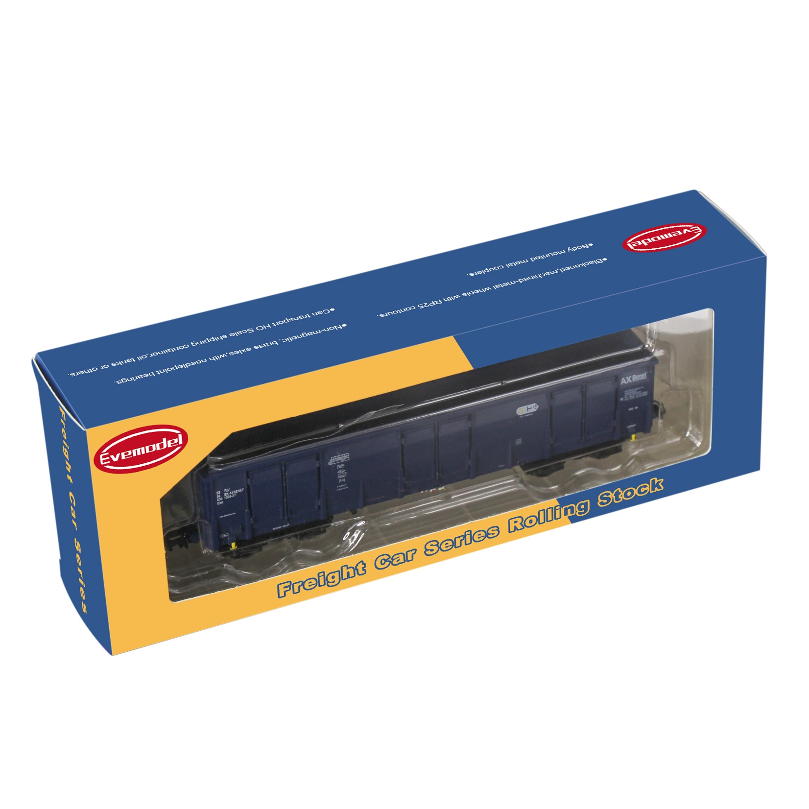 1 unidad, escala HO, 1:87, góndola impresa de alta cara, coche, vagón ferroviario, transportador, modelo de tren, contenedor, carro de carga C8742P