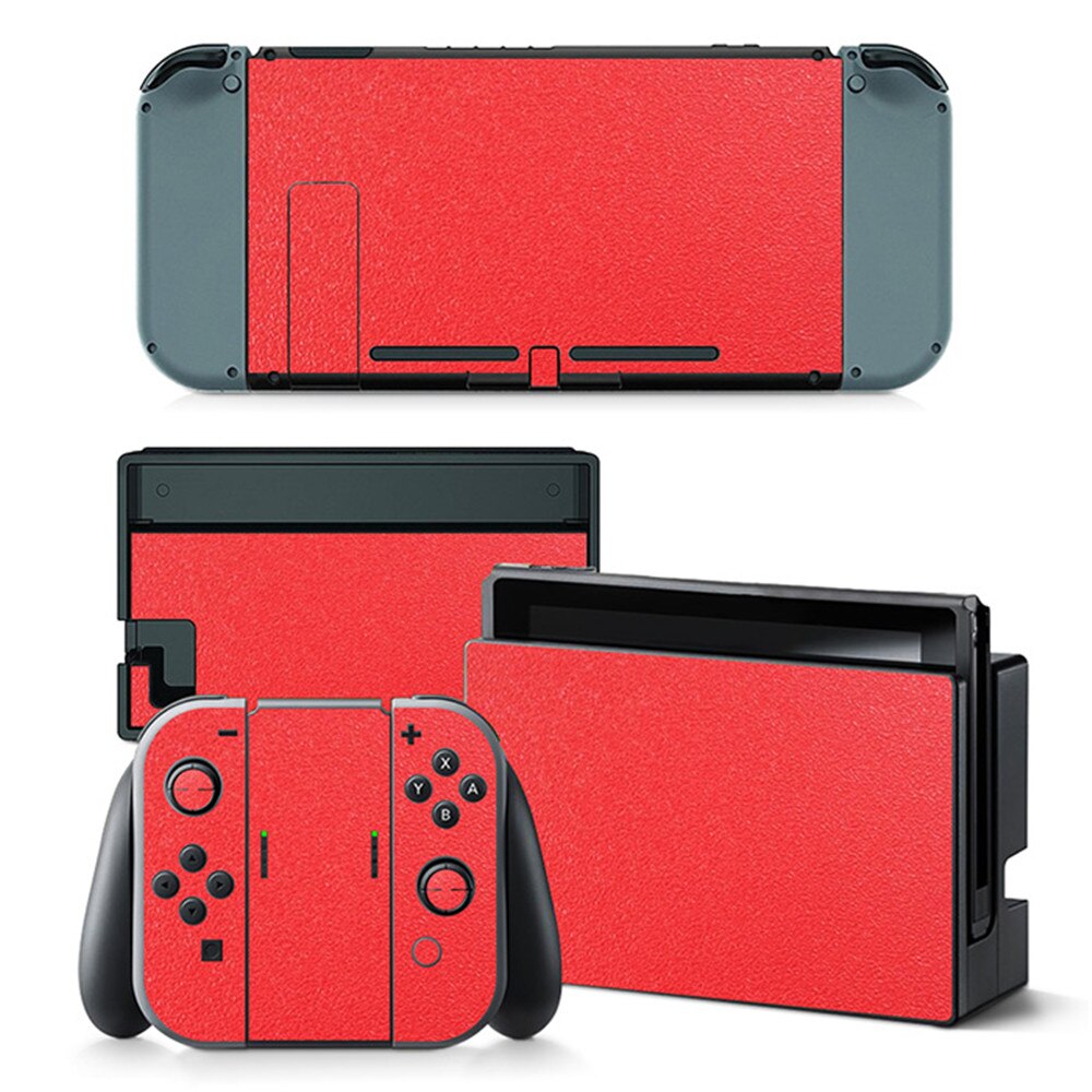Beschermende Voor Nintendo Switch Vinyl Decals Voor Nintendo Switch Skin Stickers Leather Look Leather Skins