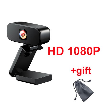 Webcam 1080p hd completo webcam computador computador câmera web com microfone para vídeo chamada conferência trabalho transmissão ao vivo: 1080P