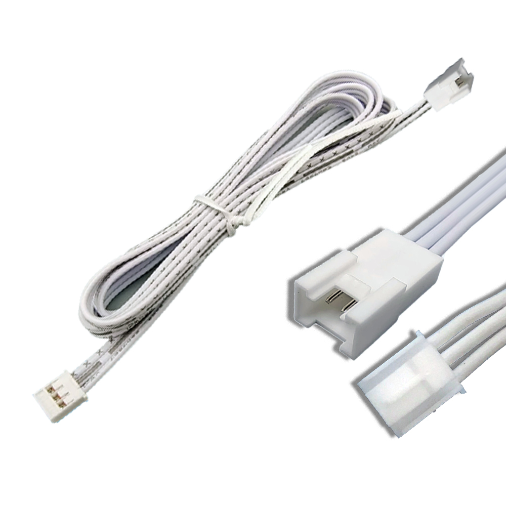 Extension Connection Cable for Cabinet LED Light Driver Sensor, Male and Female Wire, Dual Port, PHB 2.0mm Pitch, 2 M, 5m, 3 Pin: Under 5Pcs