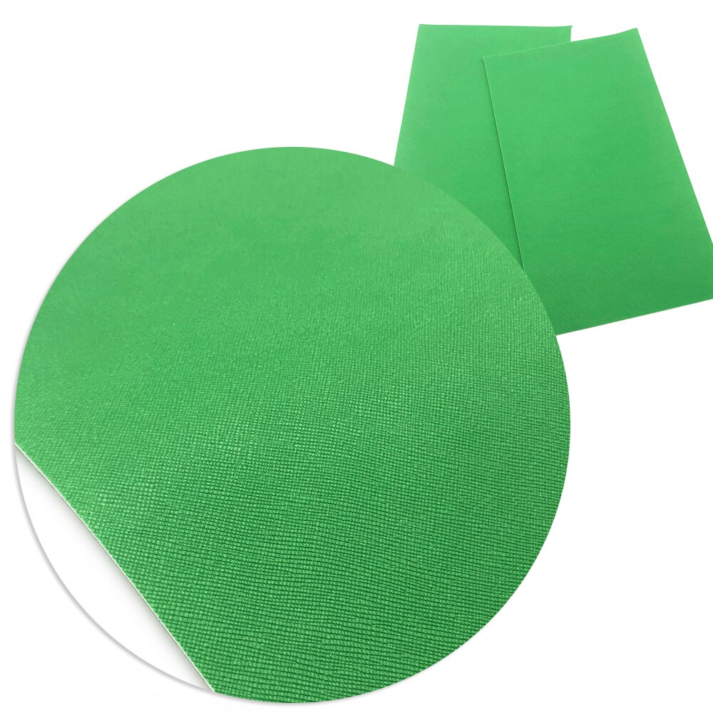 Green Series Faux Leather Glitter Cross Grain PVC Synthetic Leather A4 size DIY Earrings Bow Bags Material Vinyl Fabric,1Yc15812: 1066228010