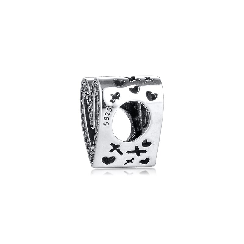 925 silber Perlen Funkelnden Freehand Herz Charme Frau DIY Perlen Für Schmuck Herstellung Passend Europäischen Sterling Silber Armbänder