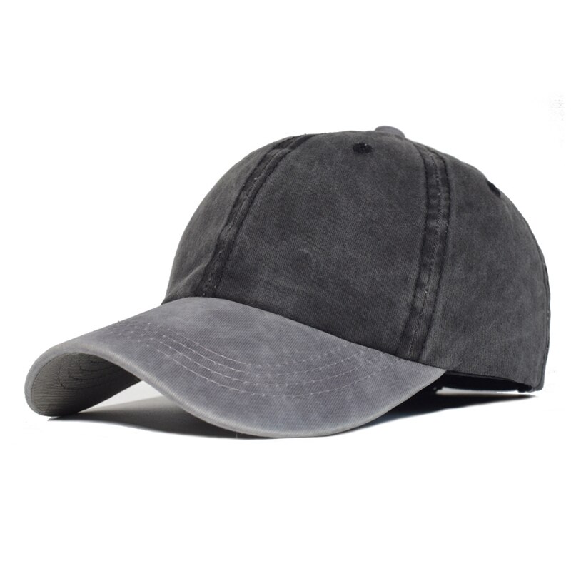 Wassen Splitsen Soft Top Verstelbare Mannen Dad Hoed Shading Zomer Outdoor Zon Bescherming Unisex Hip Hop Baseball Cap Snapback: 9