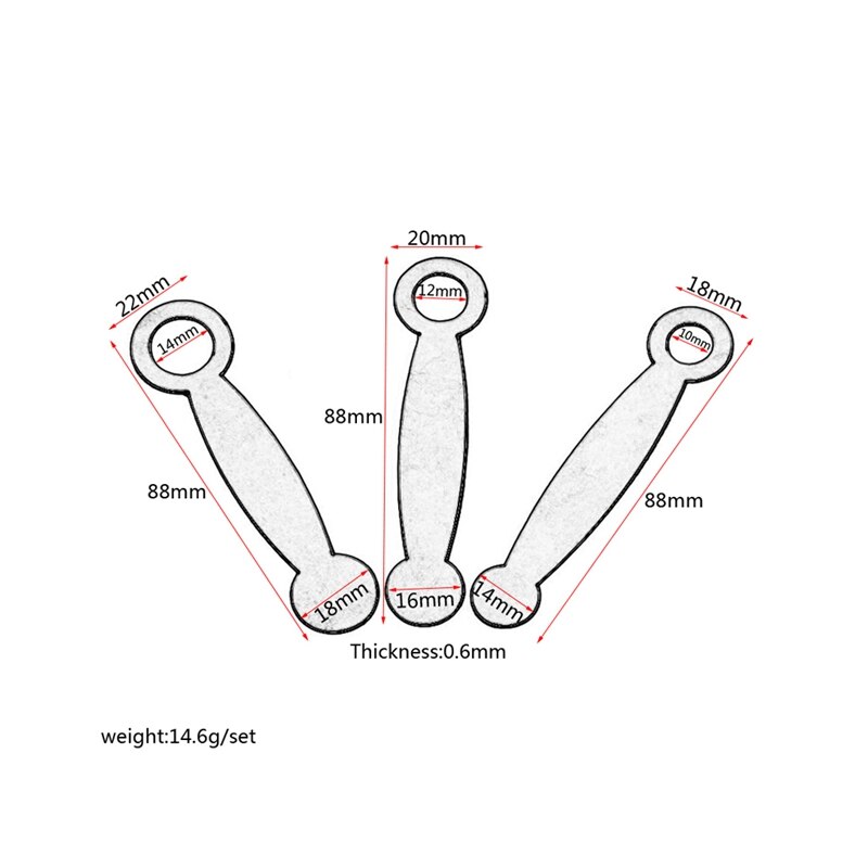 3Pcs/Set Clarinet Pads Repair Tools for Adjusting Clarinet Tube Button Woodwind Instrument Tools