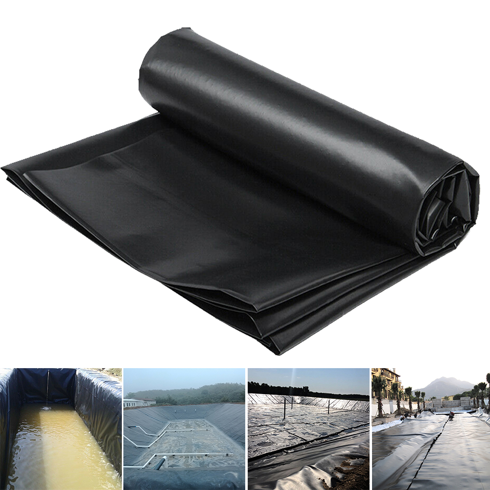 Zwarte HDPE vijverfolie vijverfolie tuin zwembad membraan HDPE