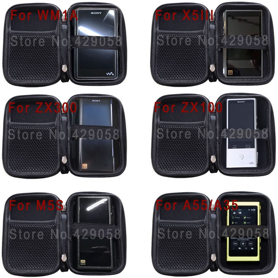 Durable Tough Carrying Box Storage Box Mp3 player Case for FiiO M3K M6 M9 MK2 X1 X3 X5IIIS X7 Q5 M7