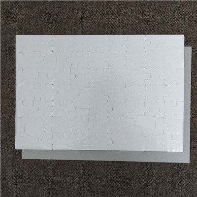 20 pièces/lot A4 Sublimation blanc Puzzle bricolage artisanat Puzzle pour transfert d'encre de Sublimation: A4 love