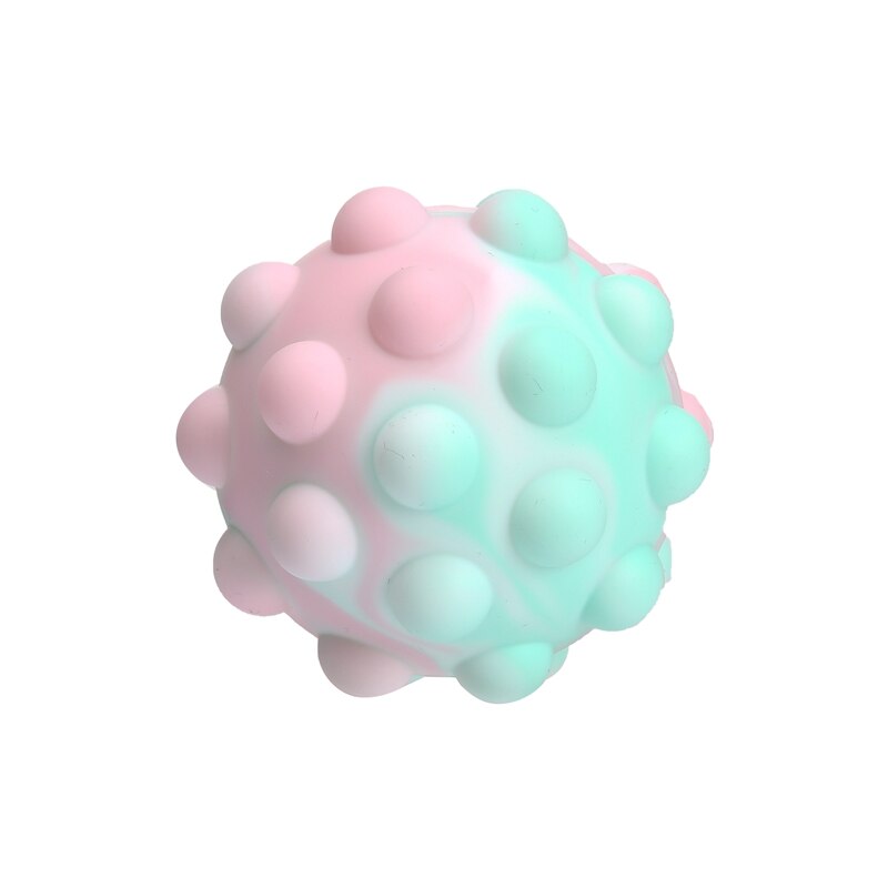 Nuovo arcobaleno Silicone pop palla decompressione Fidget giocattolo irritabilità sollievo spremere Mini palle autismo diversione giocattolo relax: 1