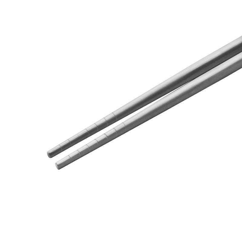 Palillos japoneses de titanio antideslizantes para Sushi, palillos para picar, palillos de chino, palillos japoneses reutilizables, 1 par