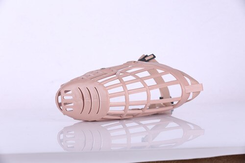 HOOPET-cesta de malla de plástico suave para perro Baskerville Ultra, bozal sin morder, cómoda, protege los muebles, proveedores para perros: 4