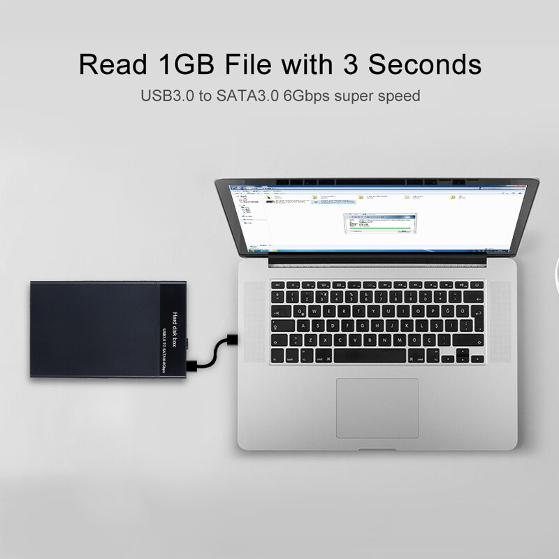 USB 3.0 To Sata Adapter With Power Supply EU US UK For 2.5 3.5 Inch SSD HDD Hard Drive Disk Enclosure Universal SATA Cable Box