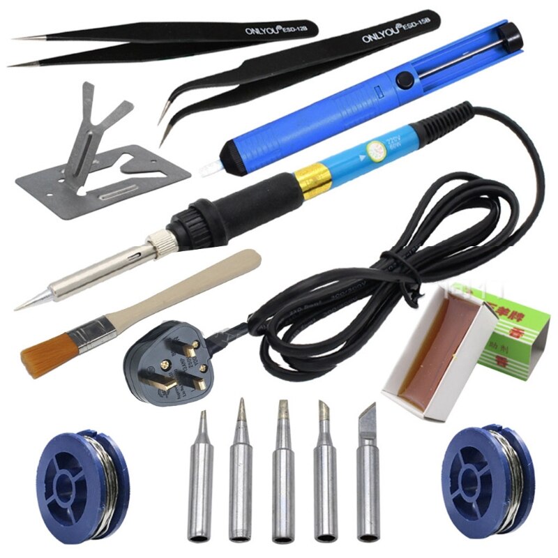 14 in 1 Soldering Iron Kit for Circuit Board and Fields Repair Ideal for Electronic Enthusiasts: UK
