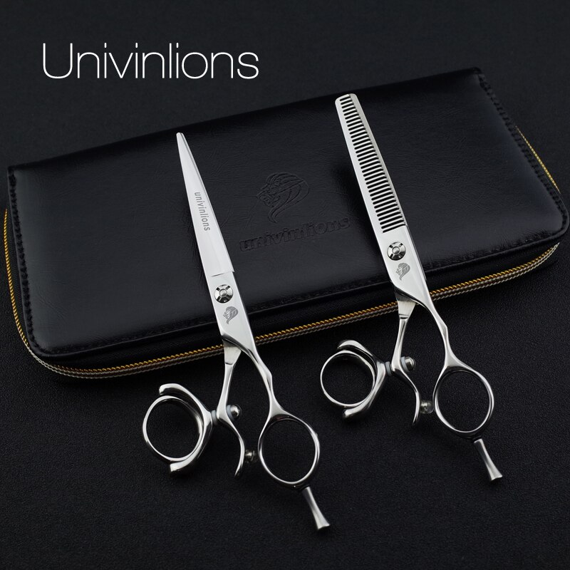 6 &quot;440C Professionele Japan Haar Schaar Japanse Kappers Schaar Roterende Duim Scharen Swivel Duim Schaar Rotary Shear