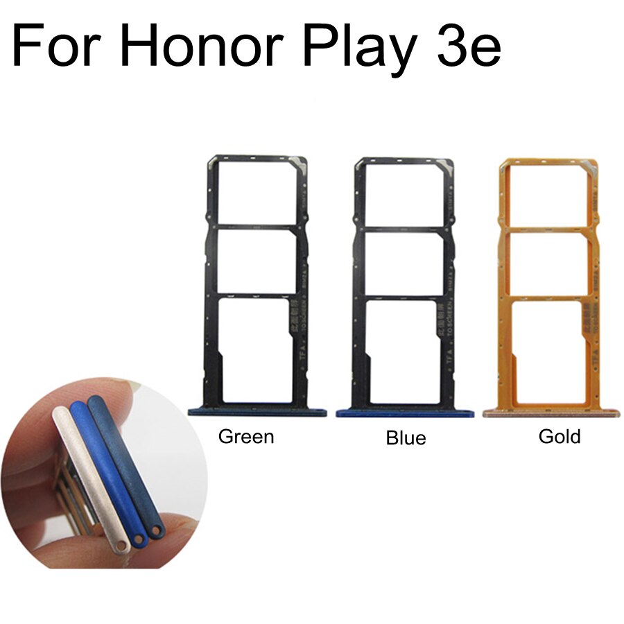 1Stck Sim Karte Tablett Halter Pro Honor abspielen 3e Sim Mikro Leser Karte Slot Adapter Karte Steckdose Reparatur Teile