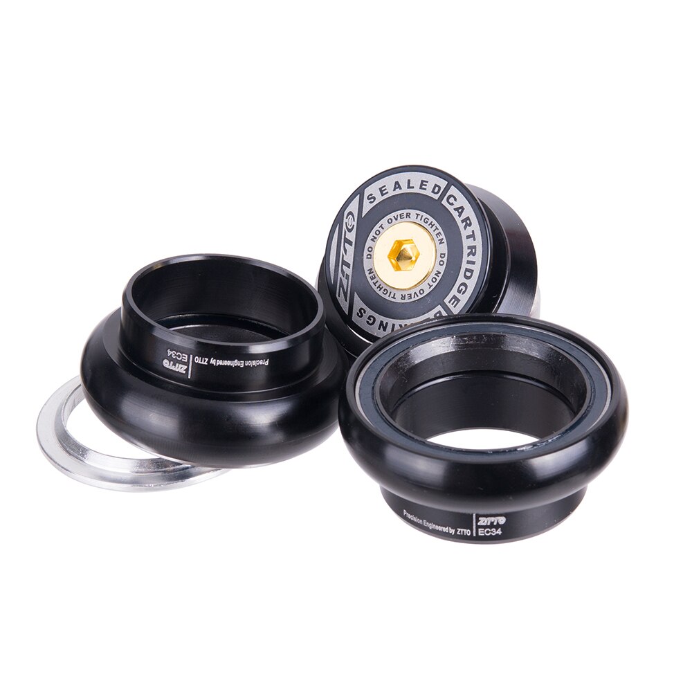 Threadless Bicycle Headset - 1-1/8" X 34 X 30mm, For Cruiser & BMX Bikes, All Colors
