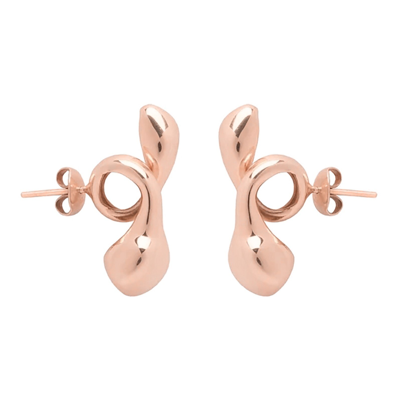 2020 di modo di Orecchini con Perno per Airpods pro Auricolare Autunno Antiscivolo di Protezione corno Orecchino Boho Orecchio cingolato dell'involucro Orecchino Della Boemia: Rosa colore Oro