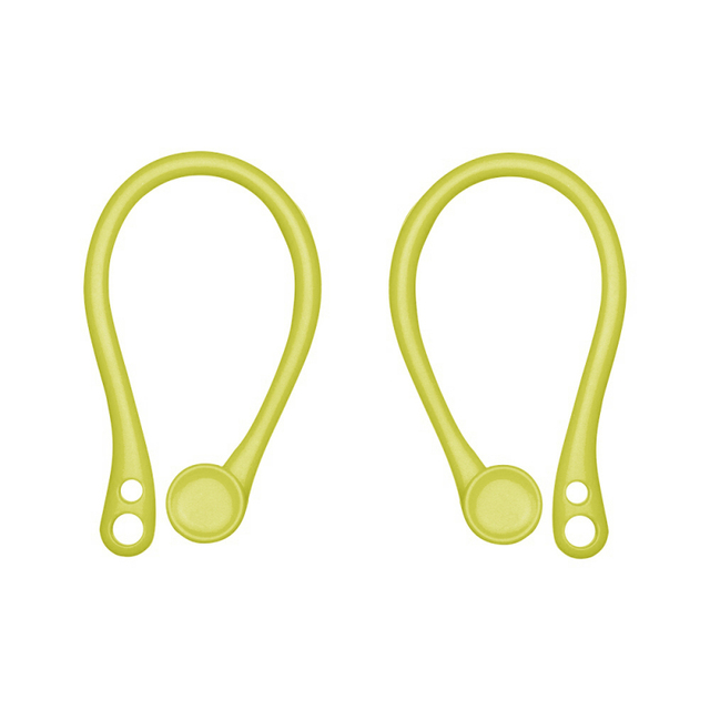 Ear Hooks For Apple AirPods Pro 3 2 1 Ear Hooks Anti Lost Earing Holders For Air Pods Pro EarHooks Ear Tips Earphone Accessories: Green