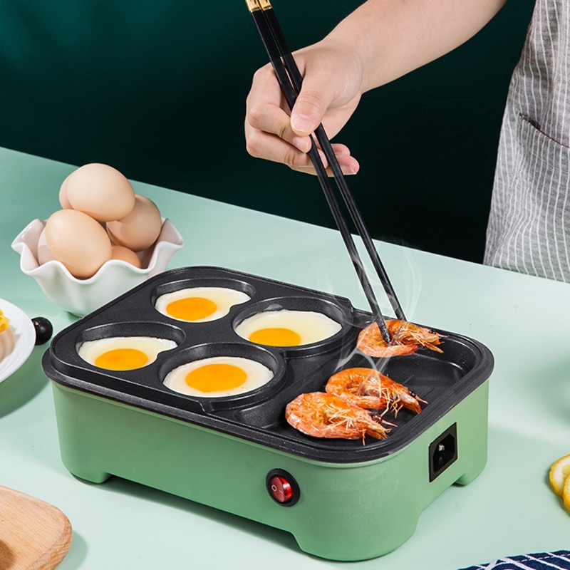 Electric Eggs Roasted Hamburger Machine Red Beans Cake Crepe Maker Home Mini Pie Pancake Baking Fried Egg Omelette Frying Pan