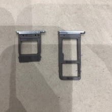 Onderdelen mobiele telefoon dual single sim-lade voor samsung galaxy  a5 ) a520 simkaartlade houder vervangend onderdeel
