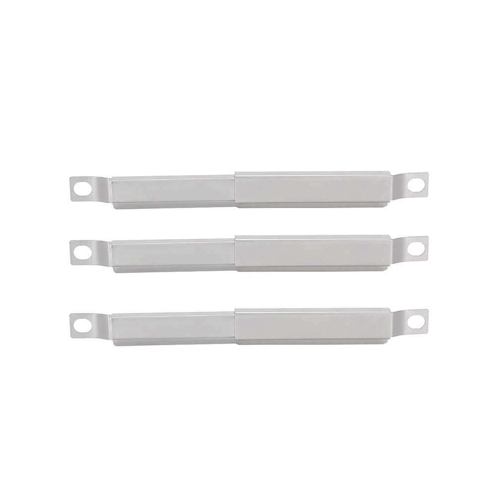3pcs Universal Straight Pipe BBQ Grill Tube Burners Stainless Steel Gas Grill Parts Replacement