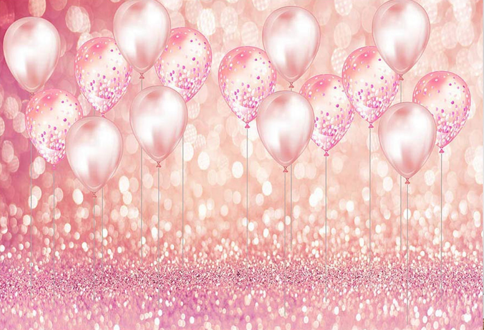 Fotografie Achtergrond Rose Roze Stippen Shiny Ballonnen Bokeh Portret Banners Noel Fotostudio Knickknack Booth Achtergronden