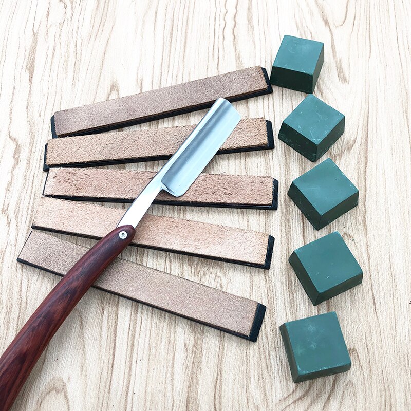 Leather Pimp swinging cloth razor polishing Sharpening stone knife sharpener Auxiliary tools polishing wax sharpening system