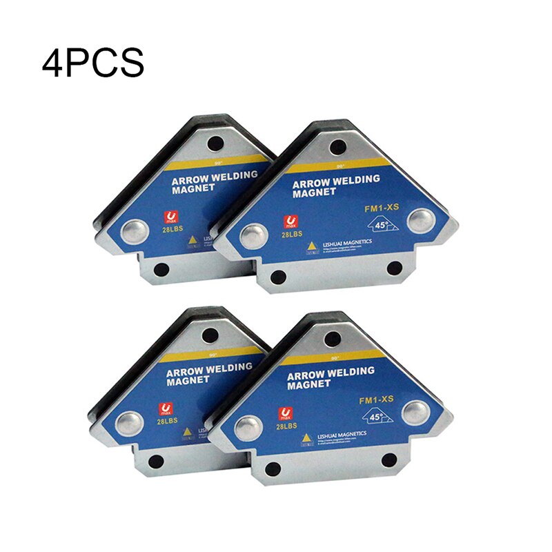 4 pçs titular magnético de solda ângulo seta forte ímã solda fixador positioner ferrite exploração localizador auxiliar ferramentas: FM1-XS (4pcs)