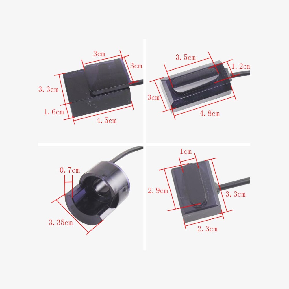 Accesorios de grifo con Sensor infrarrojo automático, caja de Control de potencia con equipo de sonda de Sensor