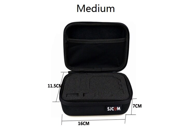 SJCAM Original SJ8 Pro/Plus Lens Cap/Cover Screen Glass Film UV Filter Bag Waterproof Box Diving Protect Action Camera Clownfish: sjcam bag medium