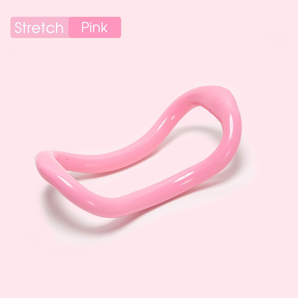 Yoga Magic Ring Pilates Yoga Circle Equipment Muscle Trainer Workout Fitness Circle Training Resistance Support Tool Calf Home: Gold