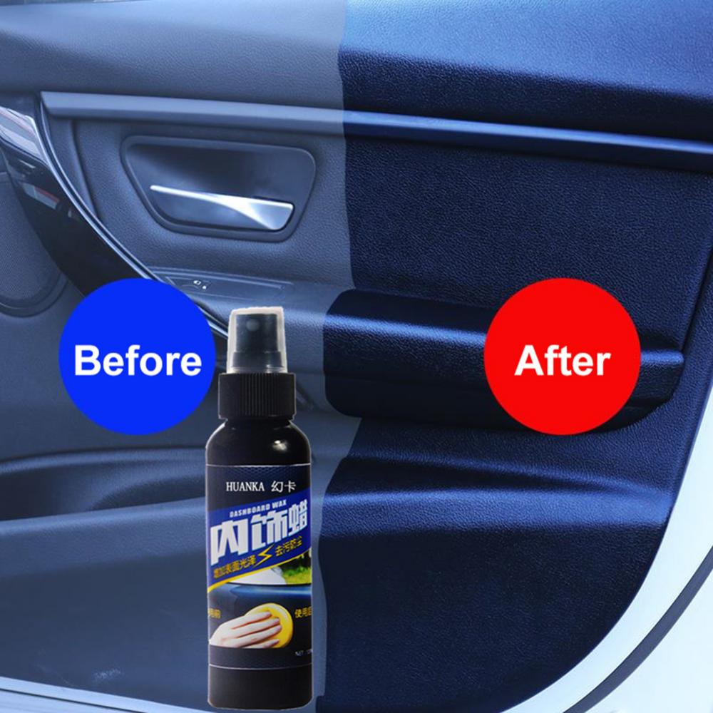 30ML Car Vehicle Wax Interior Restorer Dashboard Seat Glossing Maintenance Tool Restorer Dashboard Newest