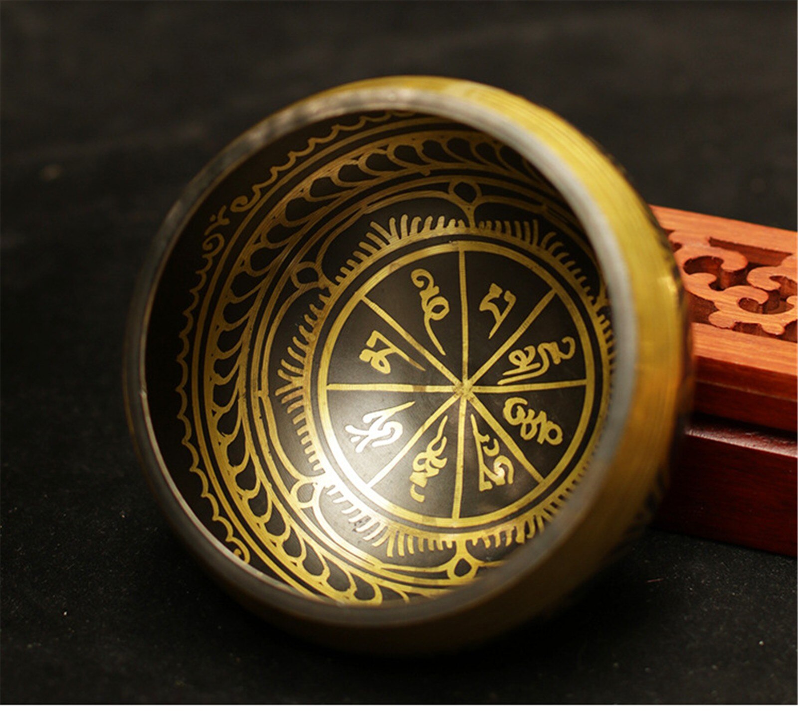 Handmade Tibet Buddha sound bowlBowl Tibetan Singing Bowl Singing Bowl Set Handicraft music therapy Tibetan Singing Bowl