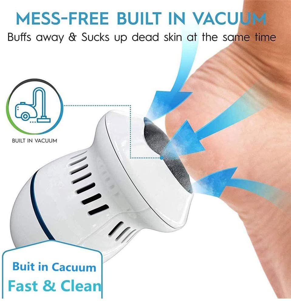 Electric Callus Remover Best Rechargeable Pedicure Foot Care File Tool Spa Like Results