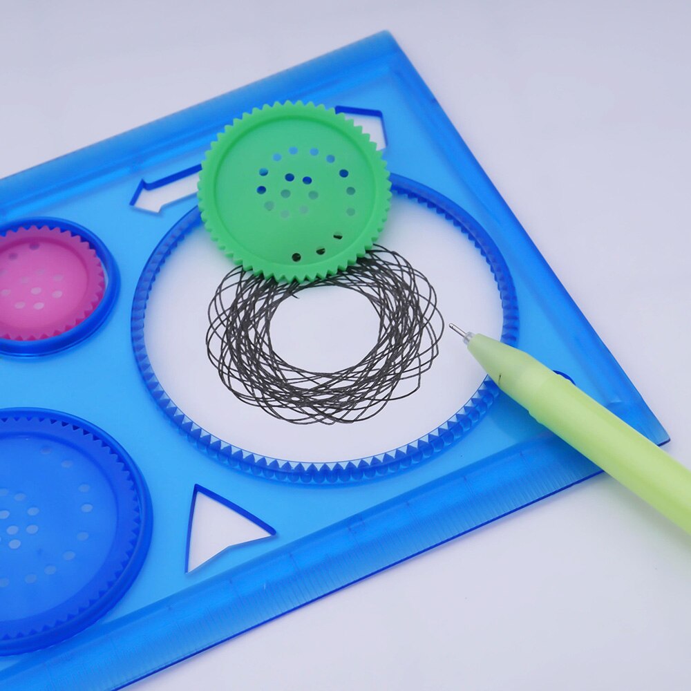 Spirograph Geometric Ruler Student Drawing Set Learning Art Sets Drawing Tool Stationery