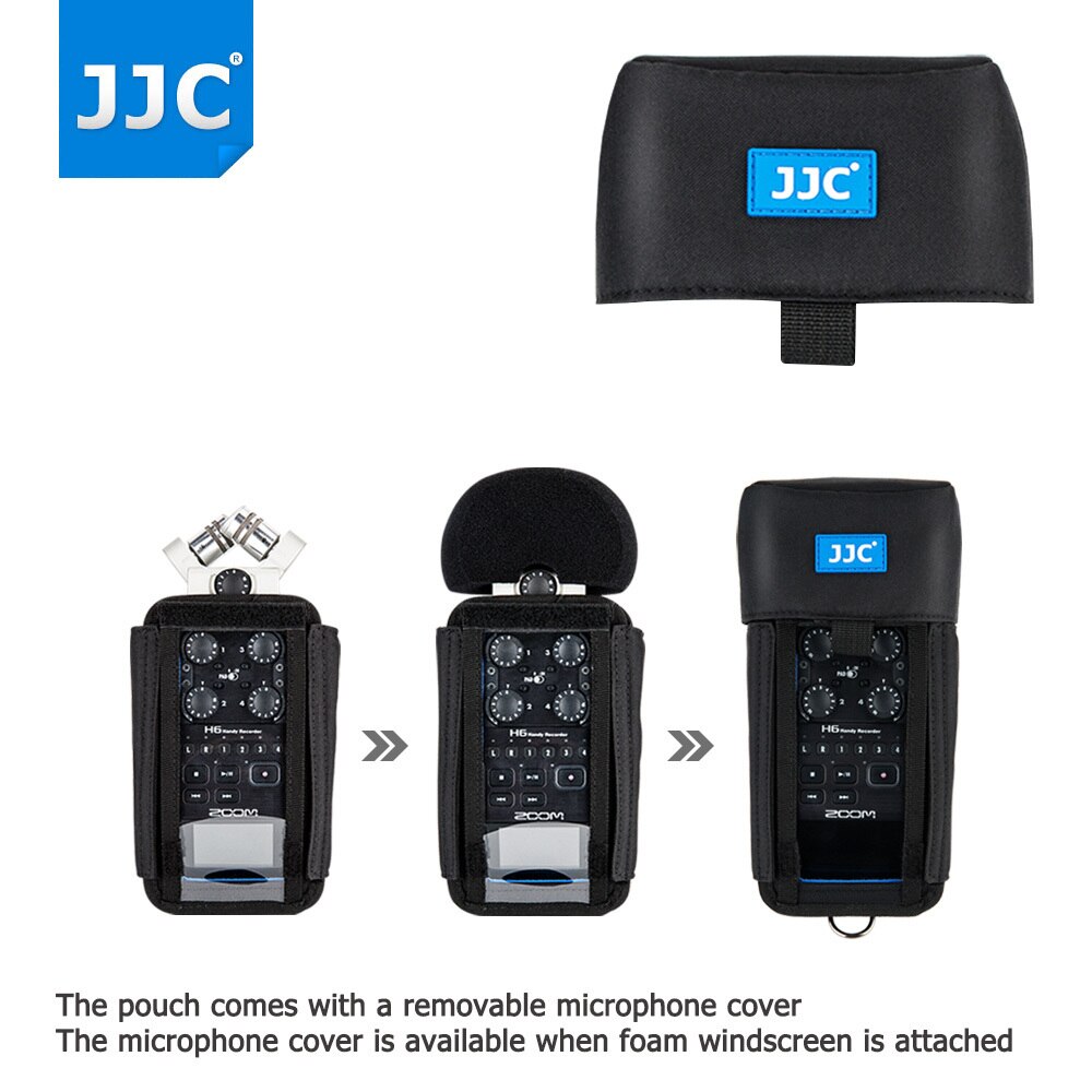 Jjc Zoom H6 Case Record Protector Opslag Houder Zachte Case Handy Recorder Bag Accessoires Vervangt Zoom PCH-6