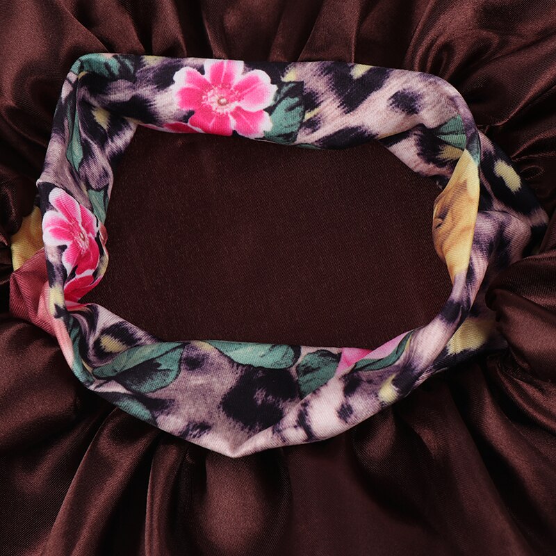 Slaapmuts voor dames, hoofddoek, haarverzorgingshoed, afrikaans patroon, ankara print, satijnen voering, zacht, extra groot hoofddeksel