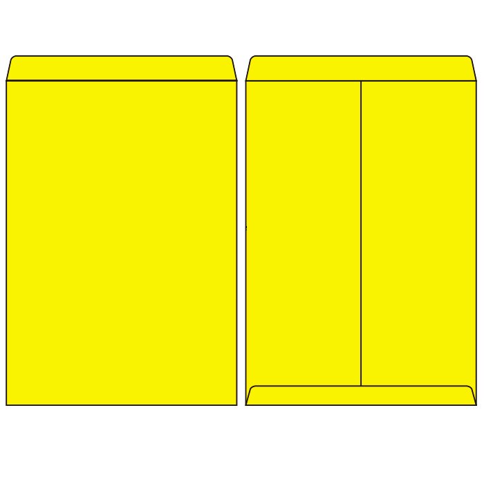 20 Pcs-A4 C4 324X229 Mm Grote Kleur Enveloppen: YELLOW