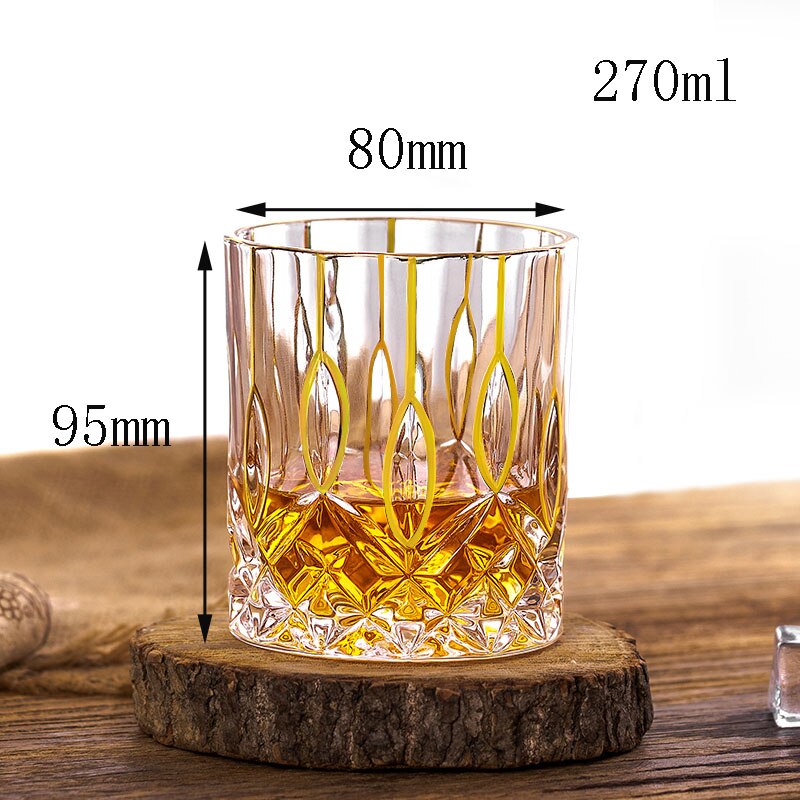 Europa retro kieliszek do whisky kreatywny szklany kieliszek do wina gospodarstwa domowego kufel na piwo phnom penh kubek wody b: A 95 x 80mm